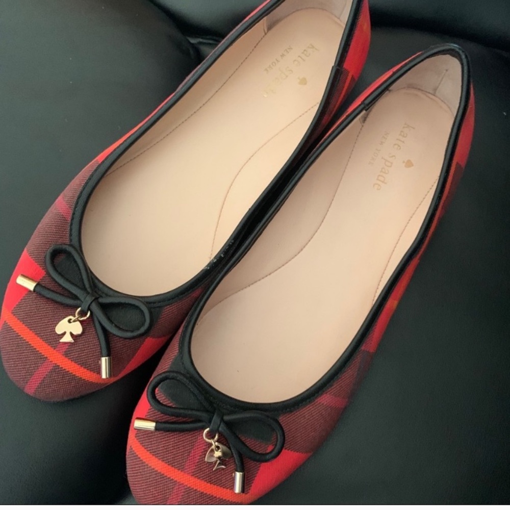 Kate Spade Willa Plaid Flat